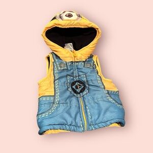 Toddler Despicable Me Yellow And Blue Minion Vest